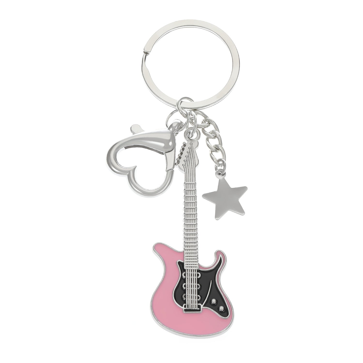 Wholesale Vintage Y2k Electric Guitar Star Bass Keychain ACC-KC-MY001