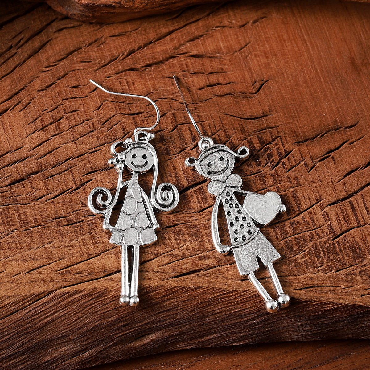 Wholesale heart earrings vintage earrings