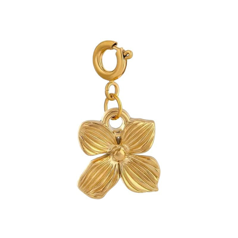 Wholesale Stainless steel marine insect and flower pendant