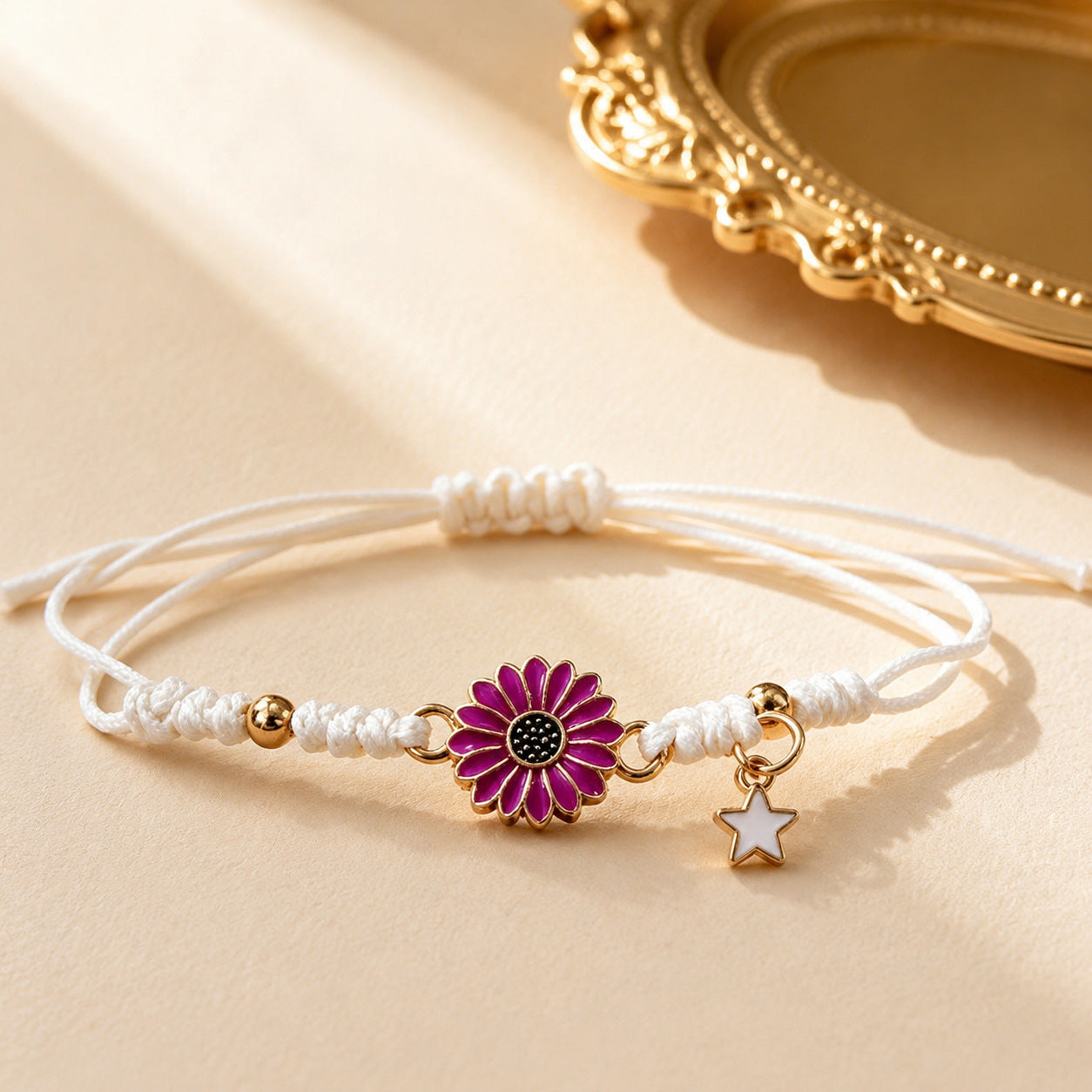 Wholesale Sunflower Woven Bracelets Fashion Accessory for Gift Giving