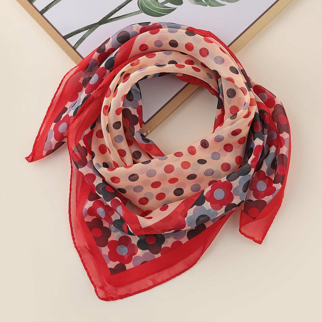 Wholesale Leopard print large square scarf