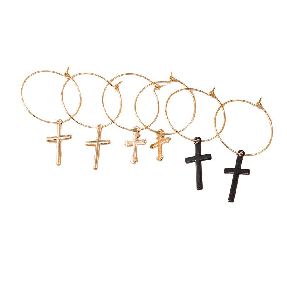 Wholesale Luxury Cross Earrings