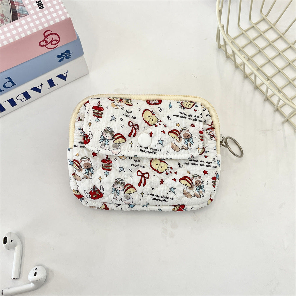 Wholesale Cute Anime Cartoon Multifunctional Card Wallet Cosmetic Bag Trendy Polyester Women S Storage Pouch For Home And Boutique Resale