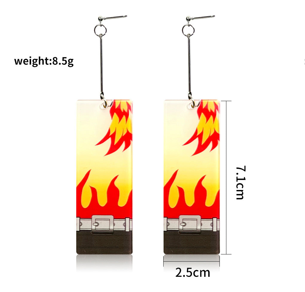 Wholesale Cartoon Anime Butterfly Acrylic Earrings ACC-ES-Jiay011