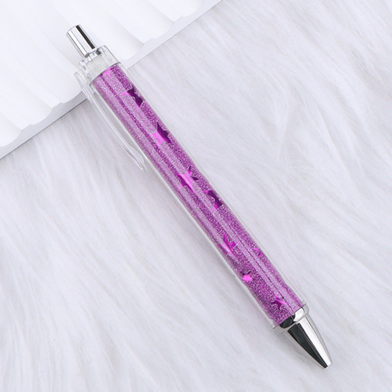 Wholesale Pink Bow Heart Roll Paper Ballpoint Pen