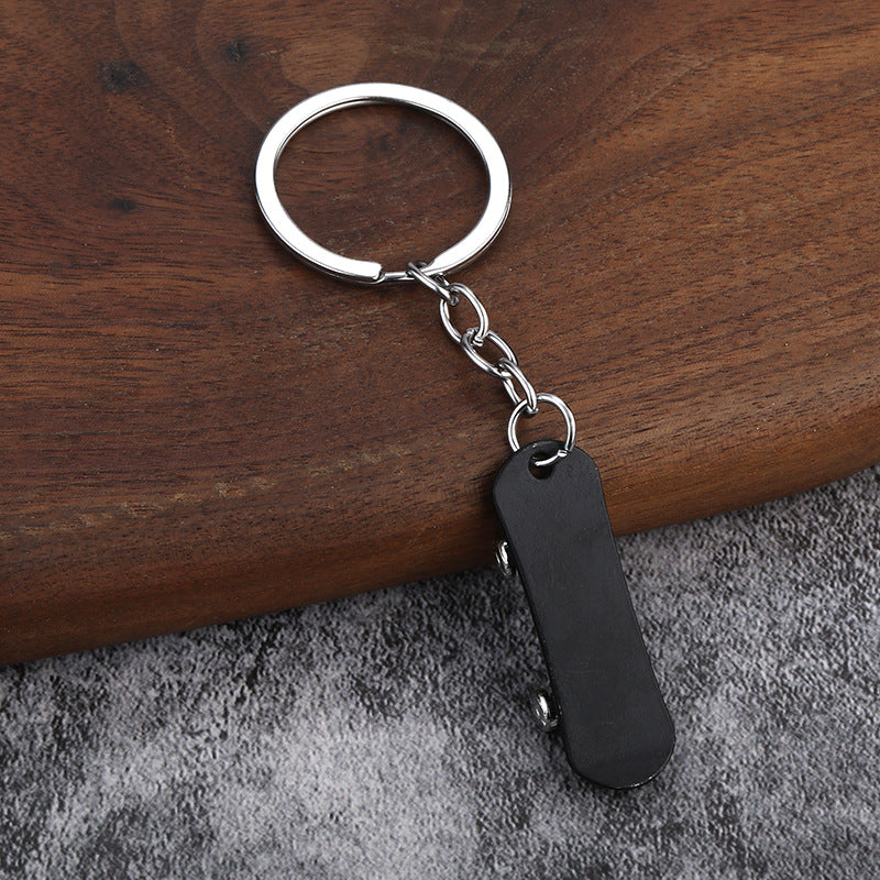 Wholesale Creative sports scooter keychain