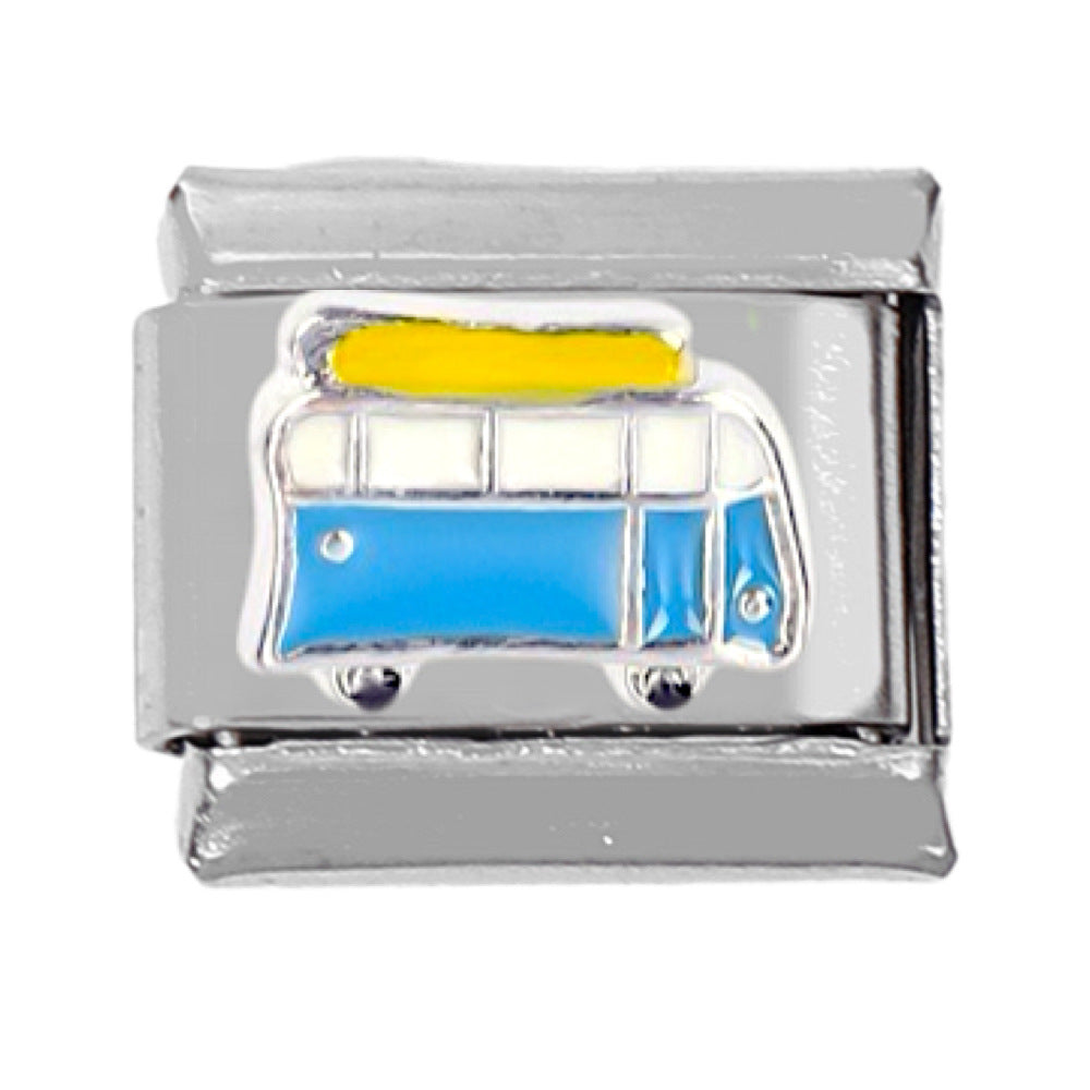 Wholesale 5pcs Italian Charm Bracelet Charm Module Stainless Steel Car Airplane Bracelet 9mm DIY Pattern Free Stitching Detachable Composable Bracelet ACC-BT-DaLiang020