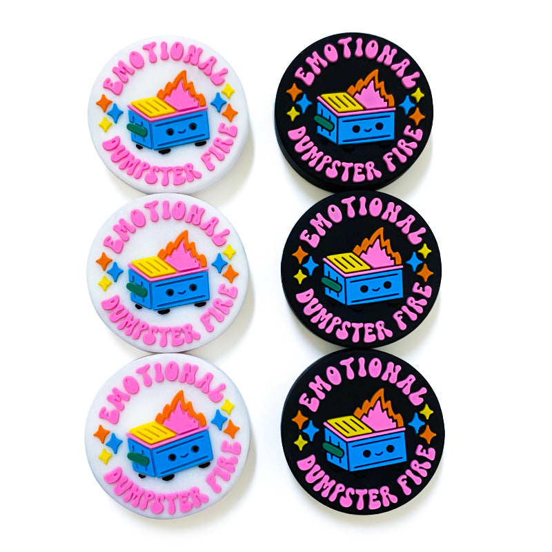 Wholesale 10pcs Firebox Silicone Cartoon Focal Beads ACC-BDS-WDX256