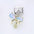Wholesale 10pcs Italian Charm Bracelet 9mm DIY Splicing Star Butterfly Flower Stainless Steel Composable Bracelet
