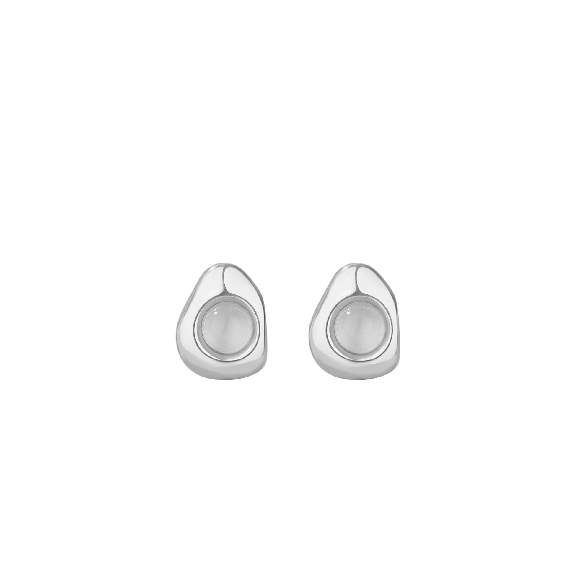 Wholesale S925 silver avocado ear studs earrings