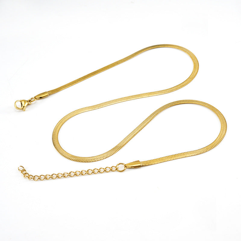 Wholesale stainless steel blade chain necklace