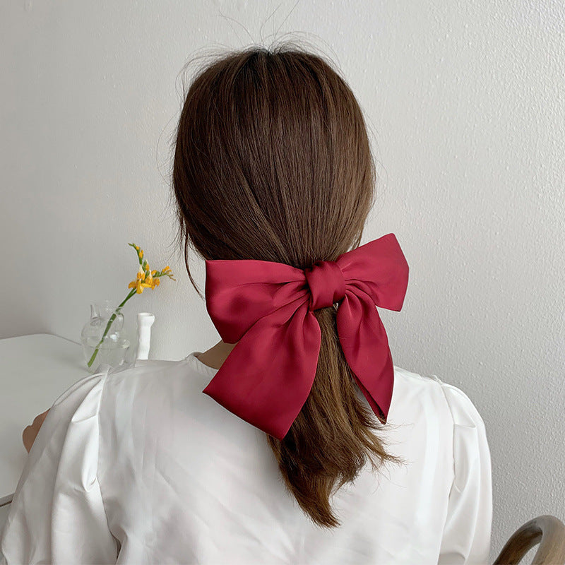 Wholesale Bow Hairpin Red Bow Headdress Hair Scrunchies ACC-HS-Shenb001