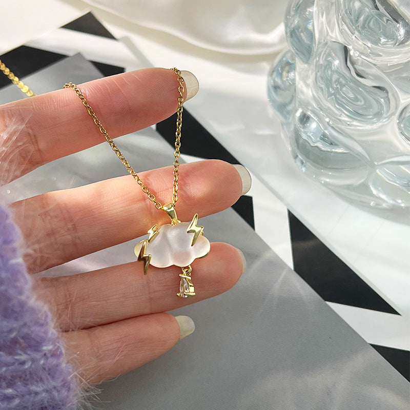 Wholesale Fluorescent Series Titanium Steel Necklace Clavicle Chain Choker Necklace ACC-NE-Panshi005