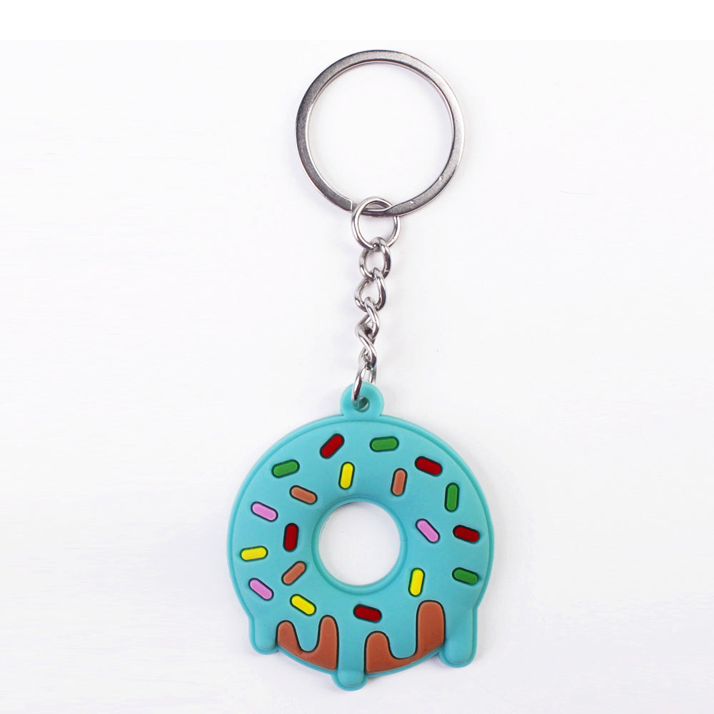 Wholesale PVC Donut Keychain