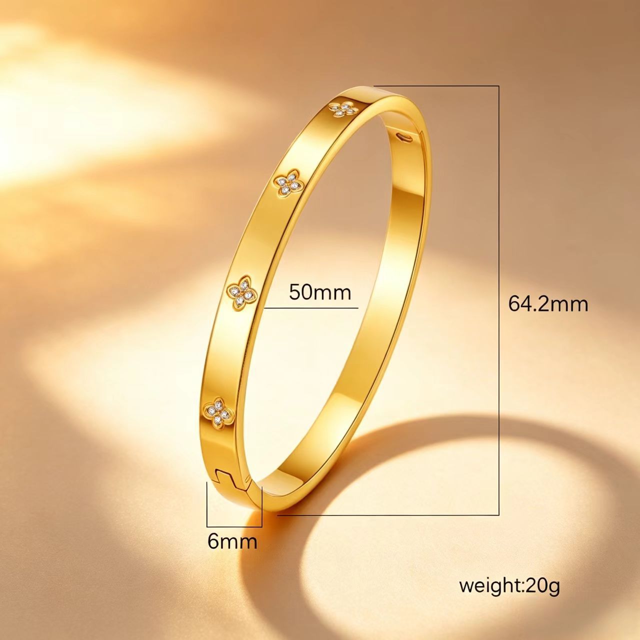 Wholesale Stainless Steel Diamond Bracelet Round Clasp
