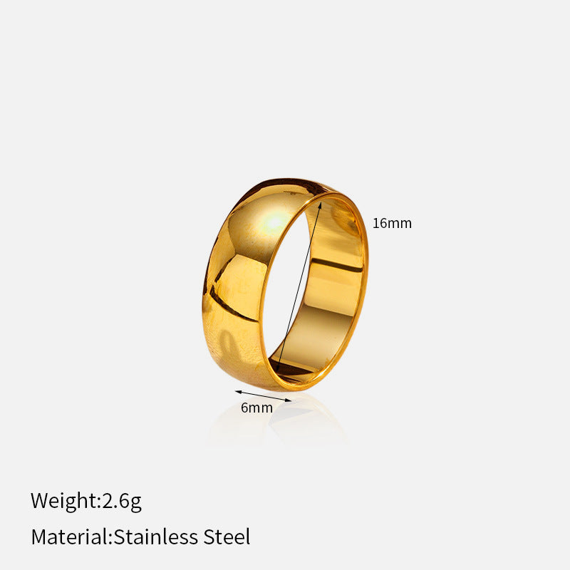 Wholesale Stainless Steel 6mm Inner and Outer Ball Ring