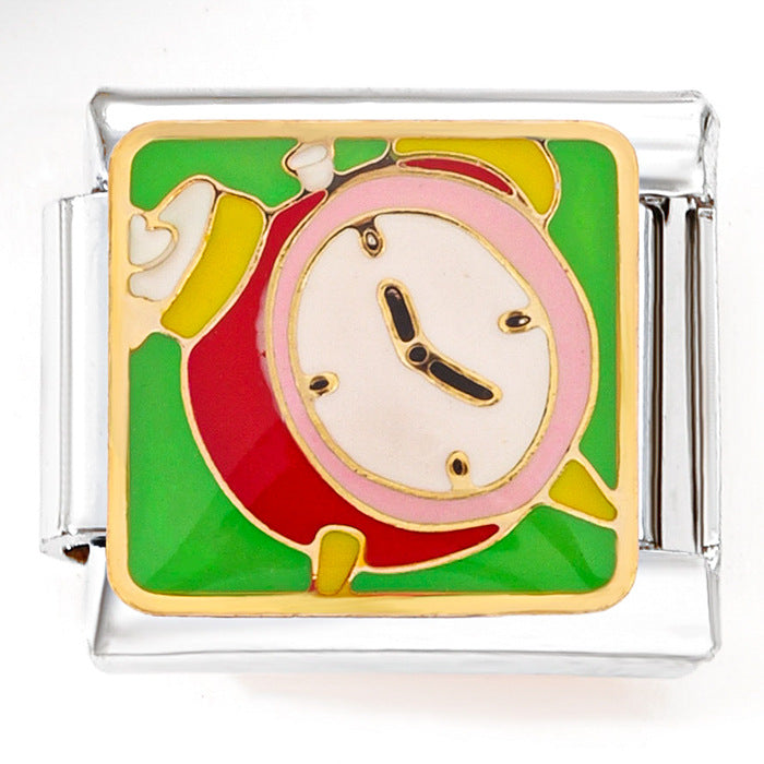 Bracelet de charme italien en gros 9 mm DIY SPLICAGE MIGN DOG BRACILAGE D'ACIER SECTIONNEL