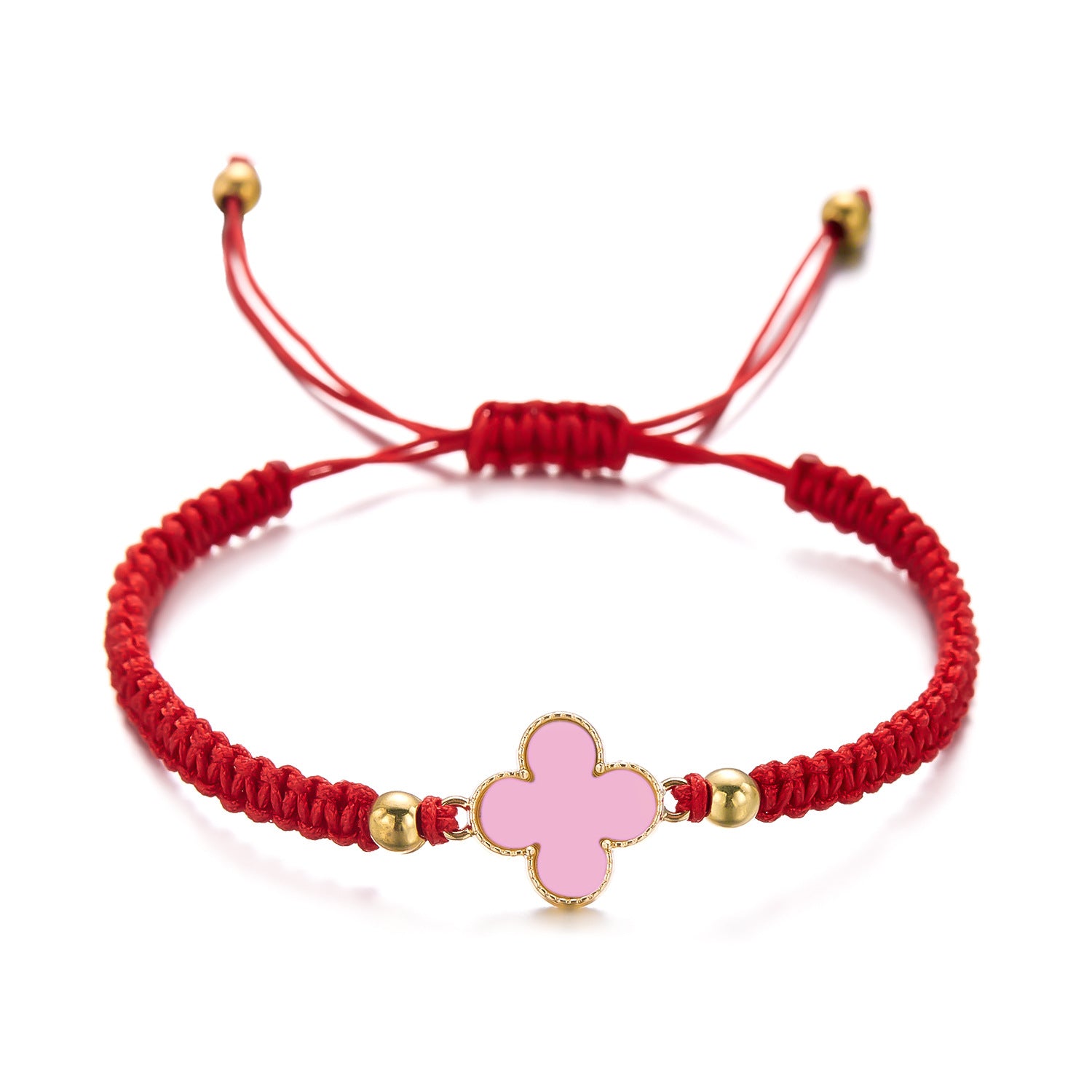 Wholesale Four Leaf Clover Braided Bracelet ACC-BT-YingHao010