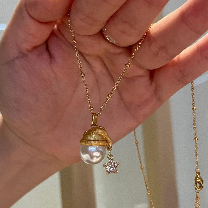 Wholesale Christmas Tree Christmas Hat Necklace