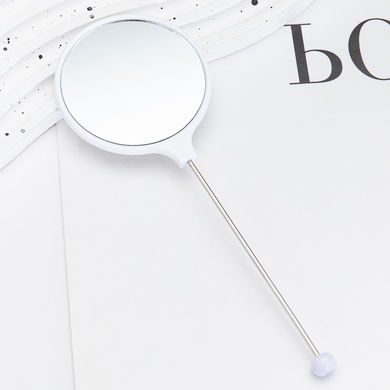 Wholesale DIY Beadable Handheld Mirrors Mini Round for DIY Beaded Crafts