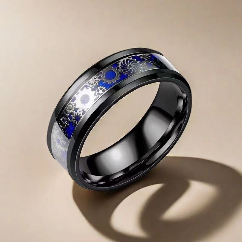 Wholesale Titanium Steel Rings Men's Rings ACC-RS-Ruih004