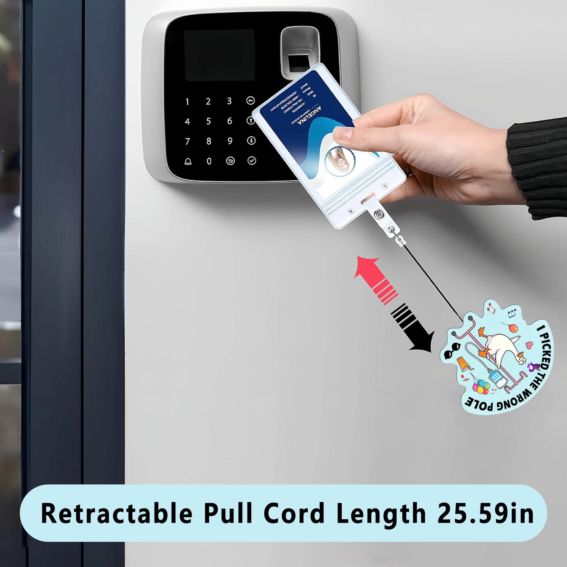 Wholesale Plastic Retractable Badge Reel Funny Duck Design For Nurses Medical Students Gift