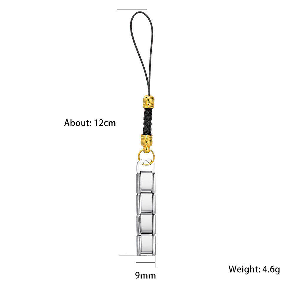 Wholesale Italian Charm Bracelet 9mm DIY Splicing Stainless Steel Composable Bracelet