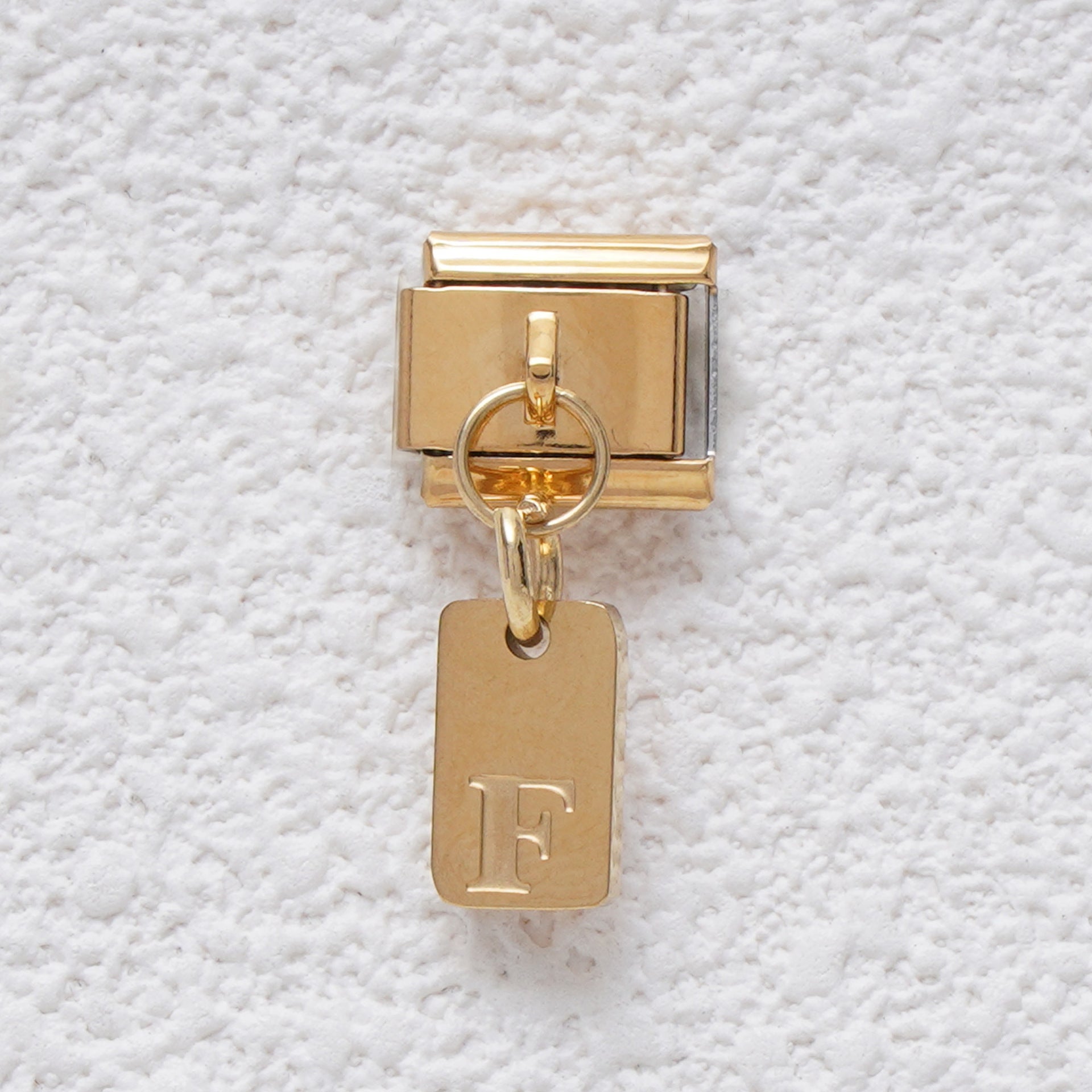 Wholesale 5pcs Italian Charm Bracelet 9mm DIY Splicing Letter Series Stainless Steel Composable Bracelet