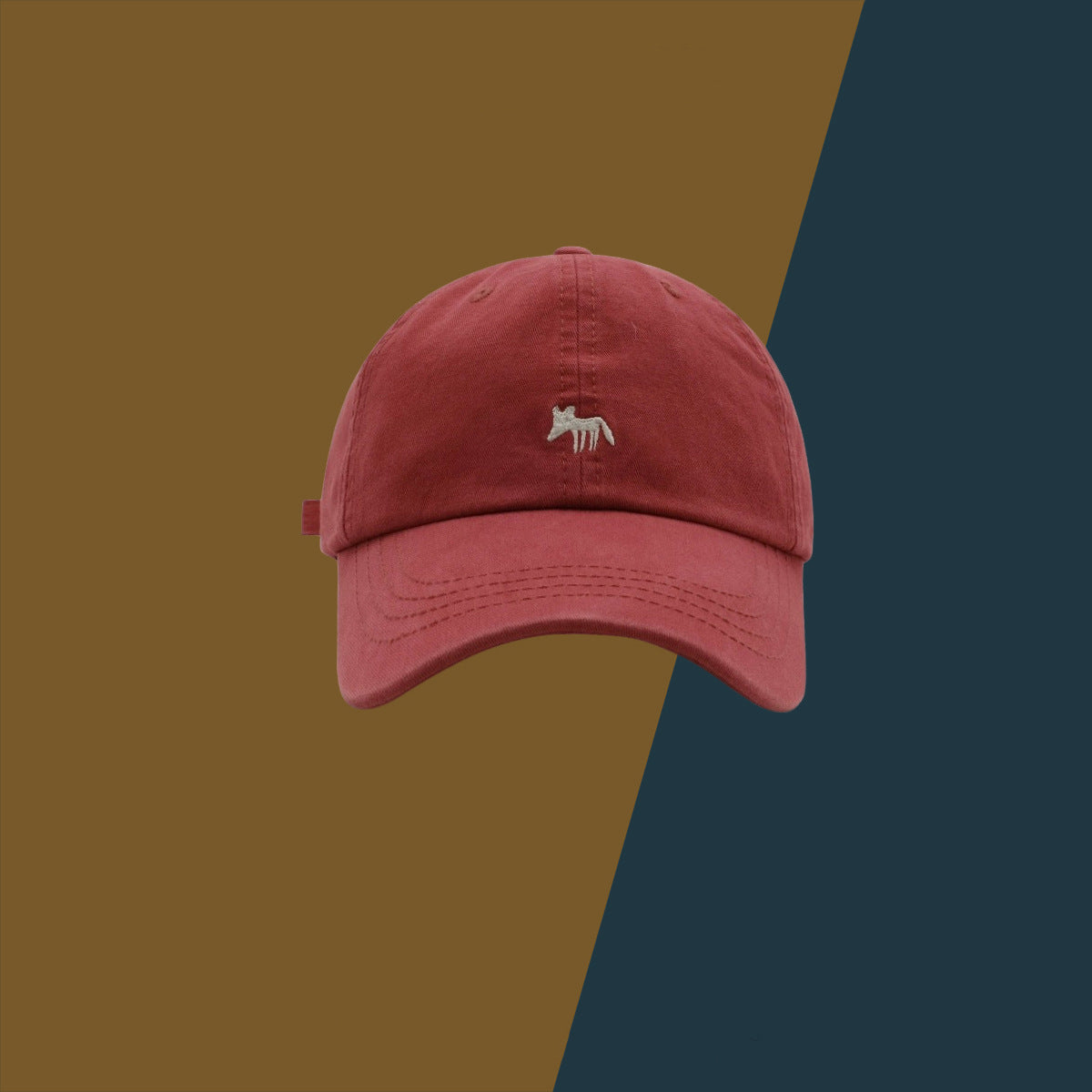 Wholesale Cute All-match Small Fox Embroidered Baseball Cap