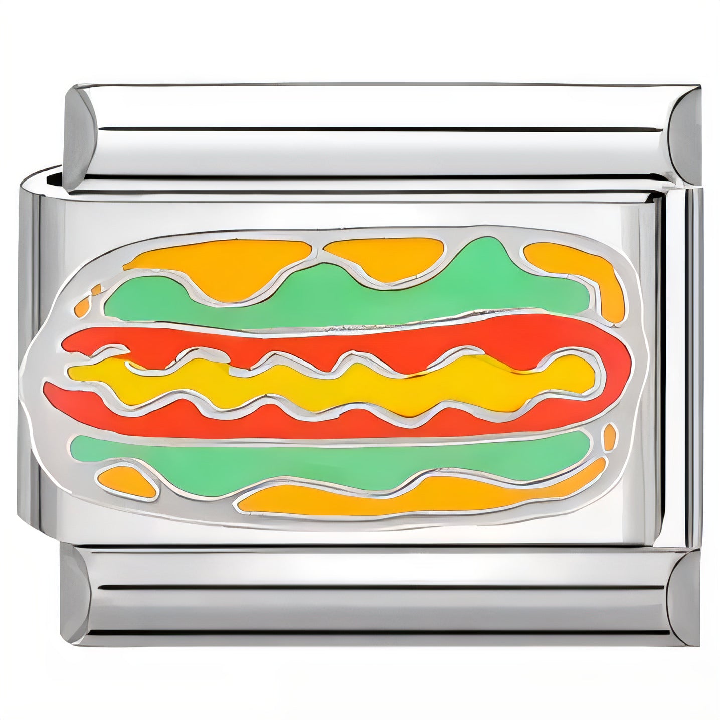 Wholesale Italian Charm Bracelet 9mm DIY Splicing Cute Creative Pattern Stainless Steel Composable Bracelet