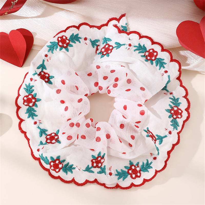 Wholesale Valentine's Day hair tie bear hair tie