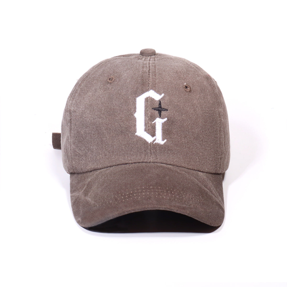 Wholesale Washed letter print baseball cap
