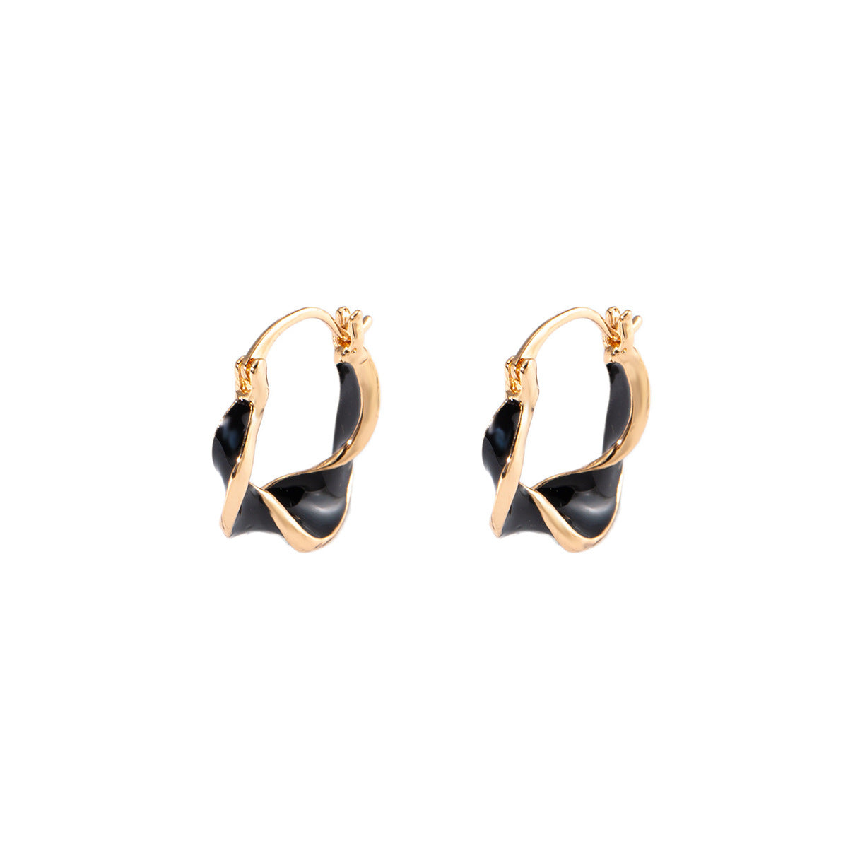 Wholesale Chic Geometric C Shape Ear Cuffs For Women Zinc Alloy Drop Oil Jewelry Accessory