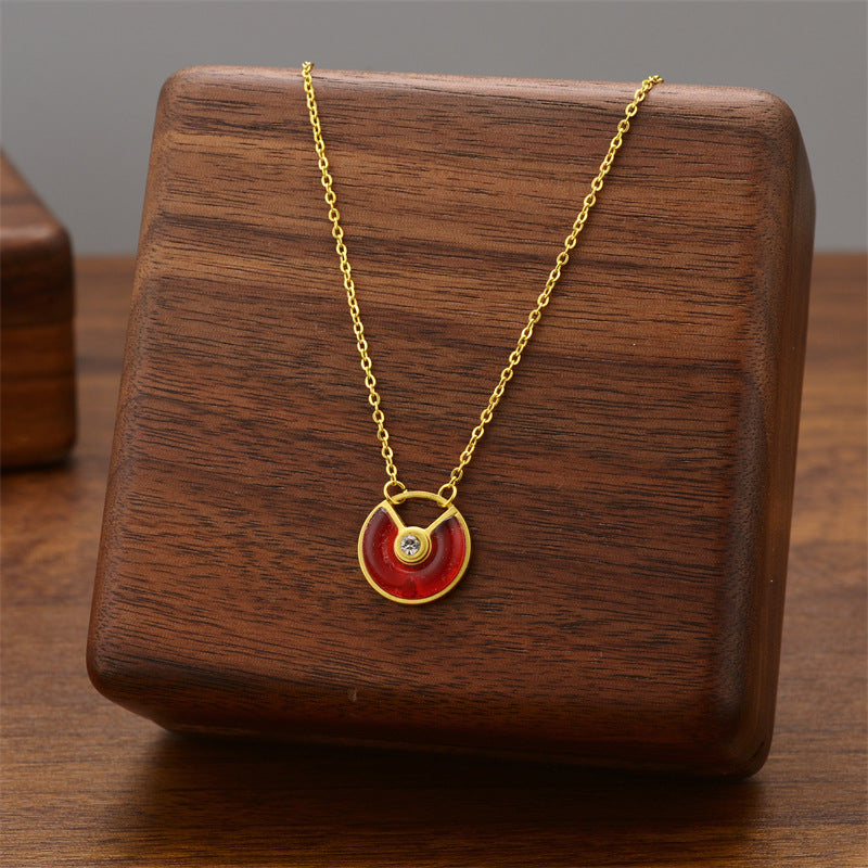 Wholesale Luxury Titanium Steel Necklaces ACC-NE-Quanx004