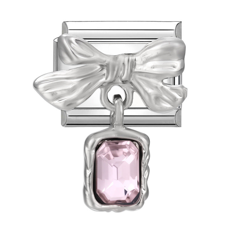 Wholesale Italian Charm Bracelet 9mm DIY Splicing Cute Creative Stainless Steel Composable Bracelet