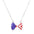 Wholesale  US Independence Day Flag Pendant Necklace