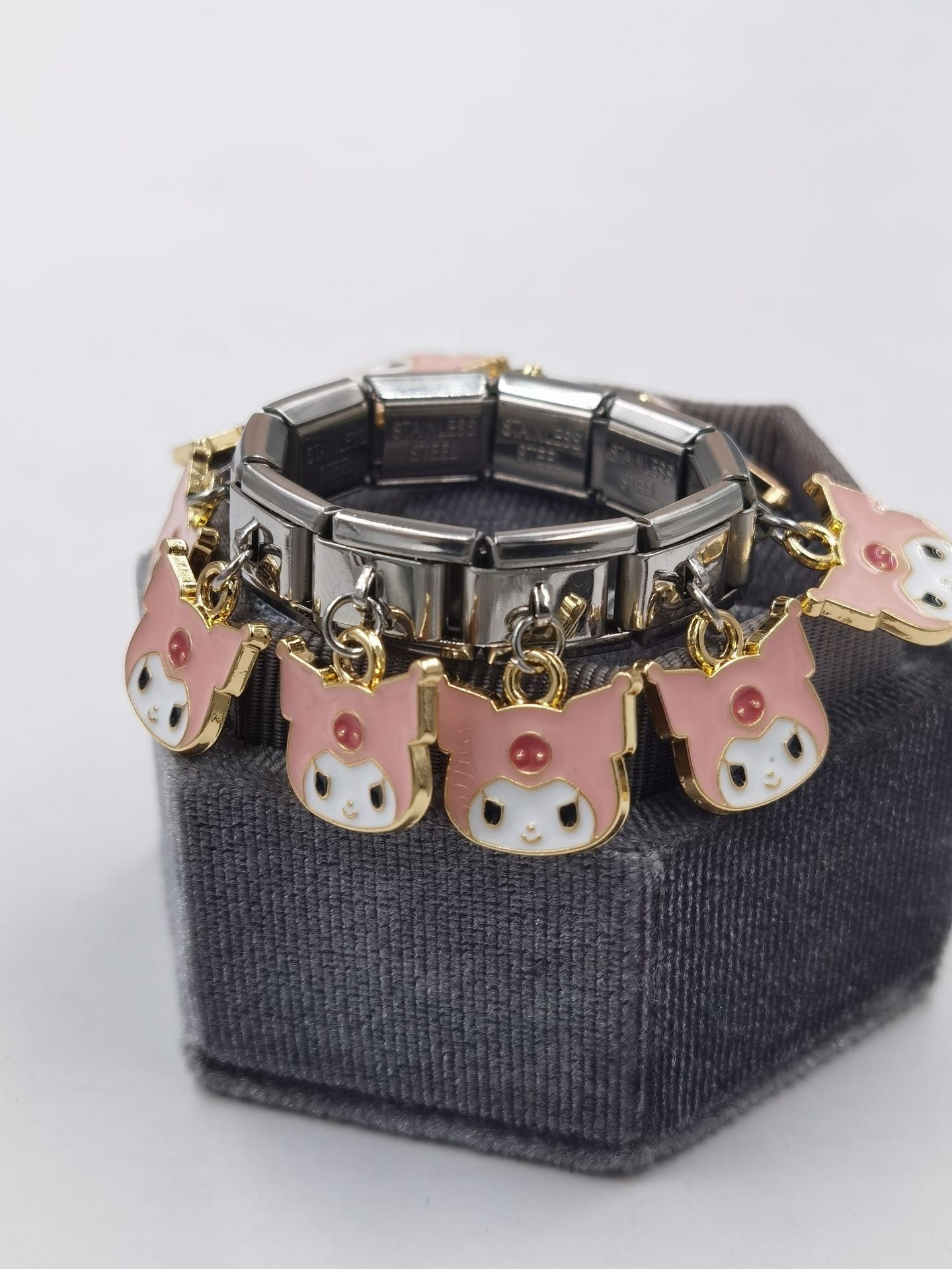 Wholesale Italian Charm Bracelet Charm Module Stainless Steel Bracelet 9mm DIY Pattern Free Stitching Detachable Composable Bracelet ACC-BT-XY001