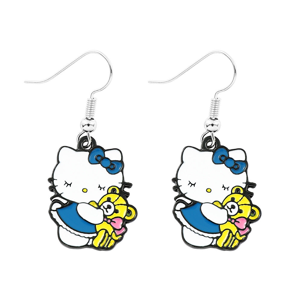 Wholesale Holiday Cute Fashion Kitten Earrings ACCVIP-ES-KeFeng007