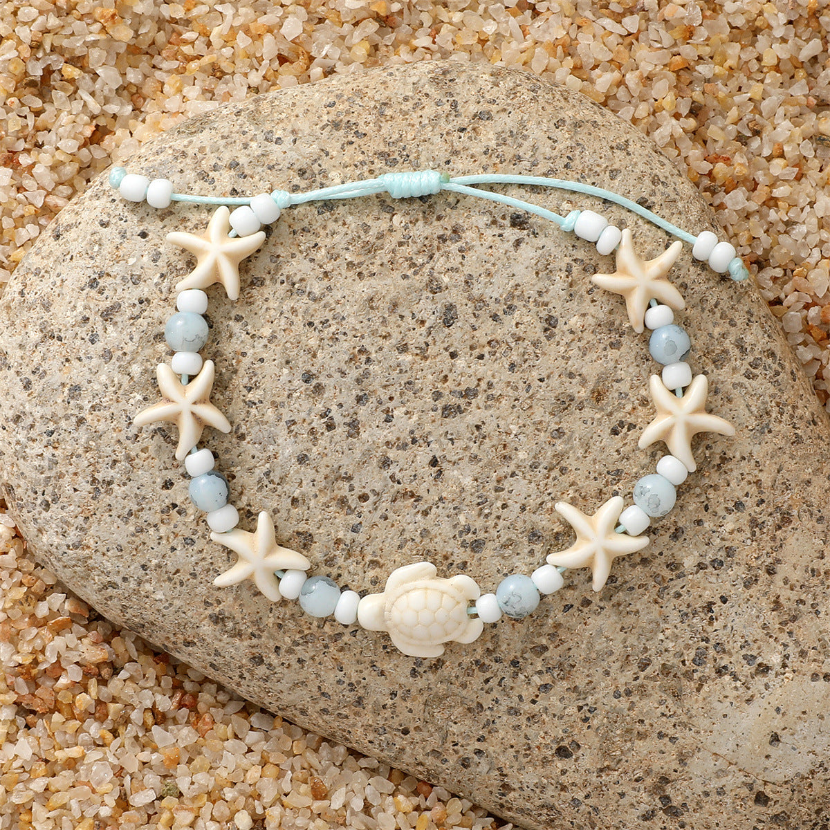 Wholesale  Animal Turquoise Turtle Woven Bracelet