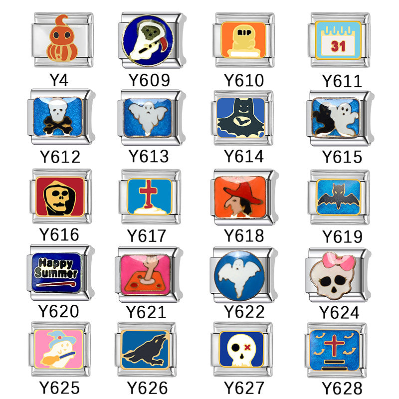 Bracelet de charme italien en gros 9 mm BRACILATEUR DE COMPOSABLE D'ECHEUR SECHNODUDESSE