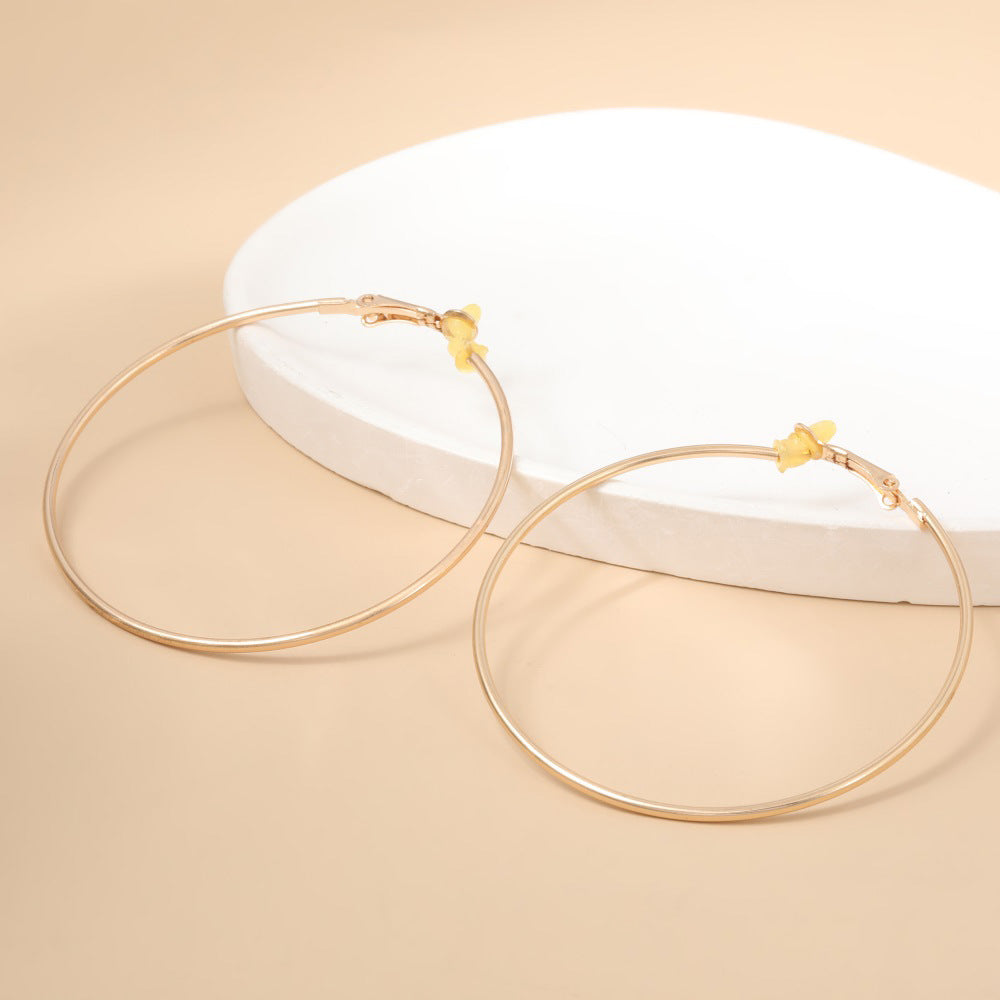 Wholesale  simple round earring