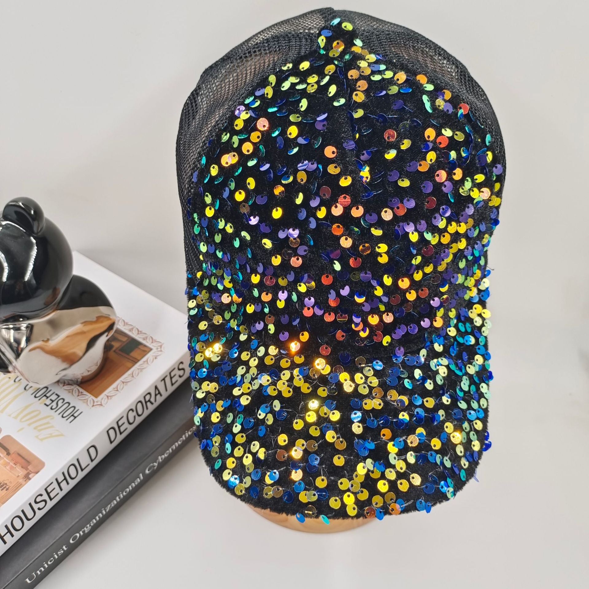 Wholesale Sequin Hat Stage Baseball Cap ACC-HT-Daod004