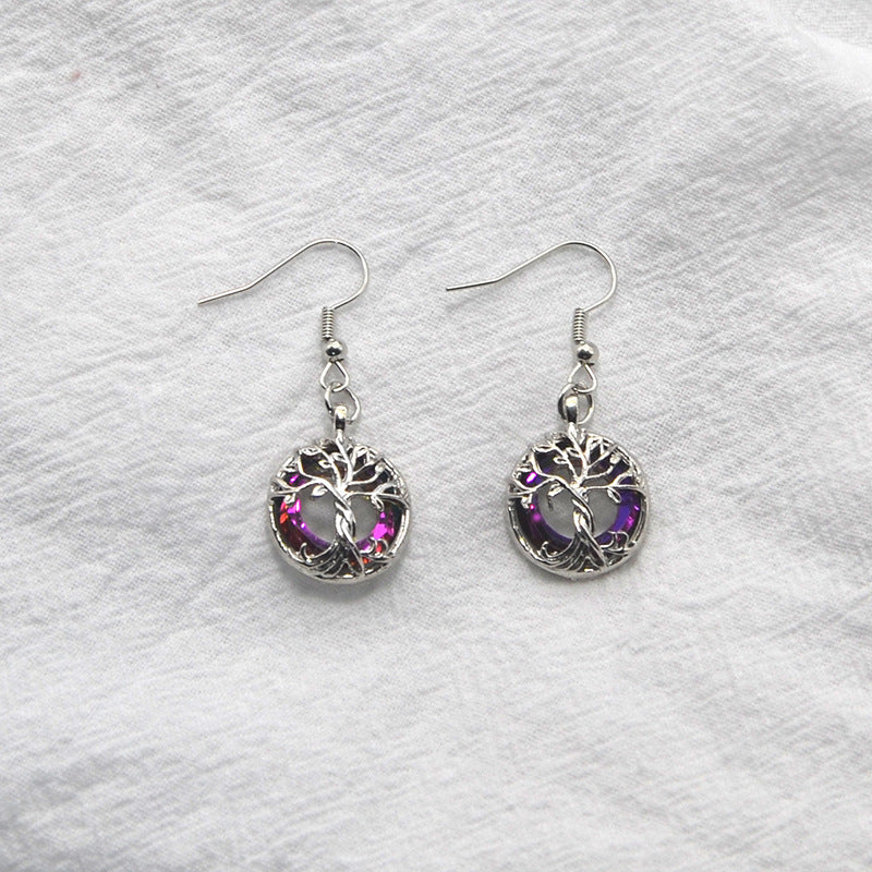 Wholesale Tree of Life Crystal Pendant Necklace