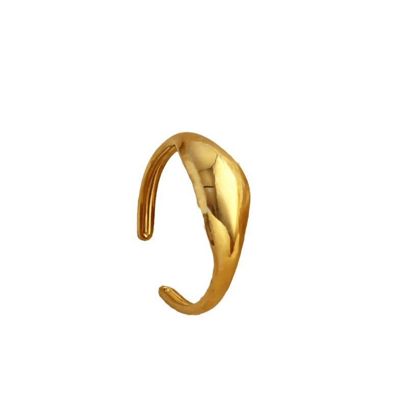 Wholesale Polished 18k Gold Stainless Steel Rings ACC-RS-YuSen005