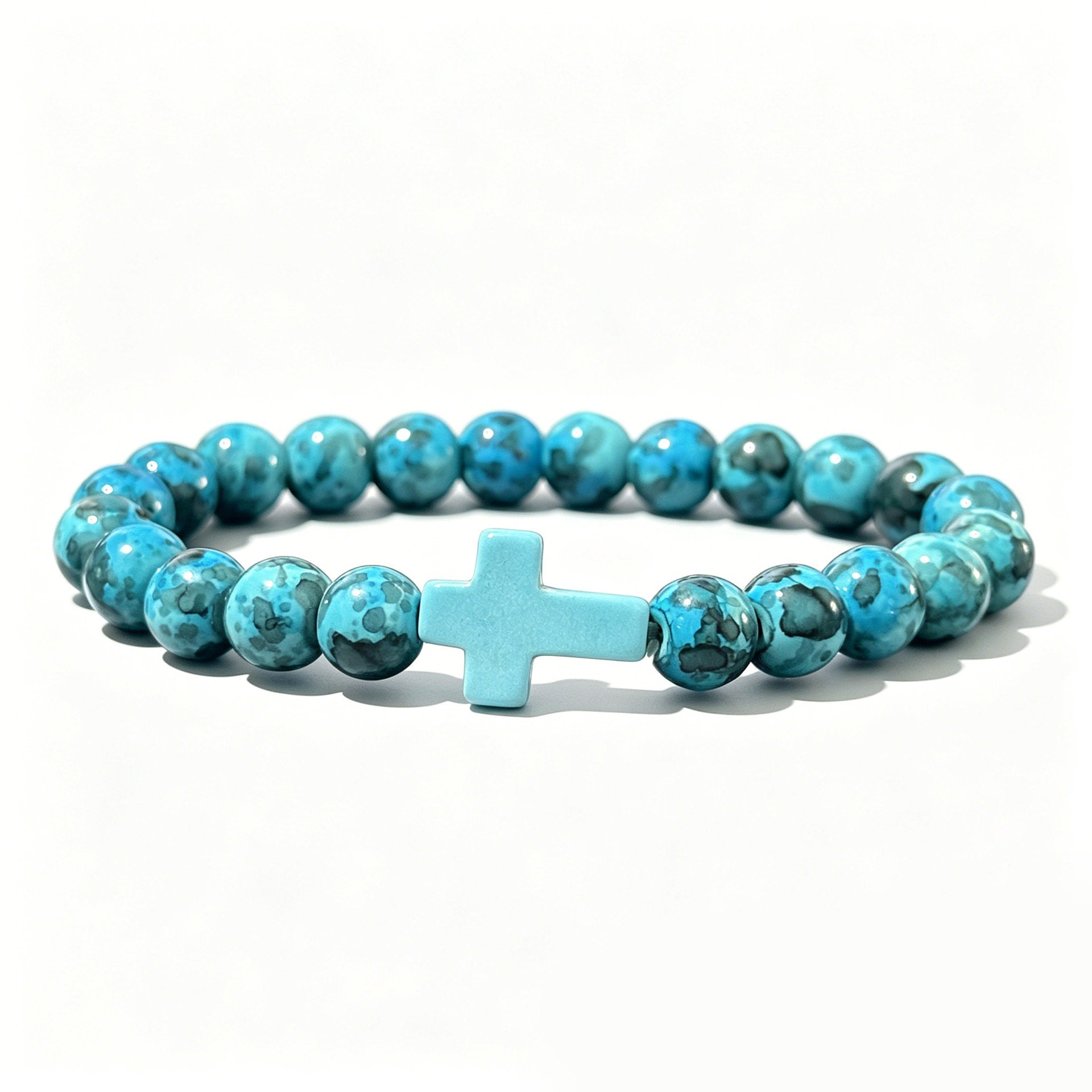 Wholesale Cross Design Beaded Bracelet - Fashion Jewelry Accessory Gift for Resale