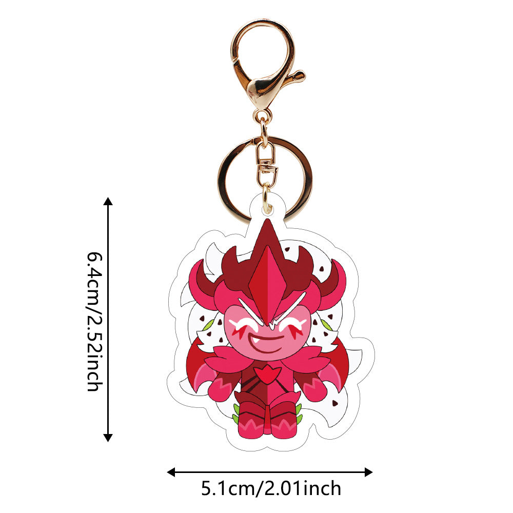 Wholesale  Cookie Acrylic Keychain  ACCVIP