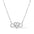 Wholesale  Retro Infinite Symbol Diamond Love Pendant Stainless Steel Necklace