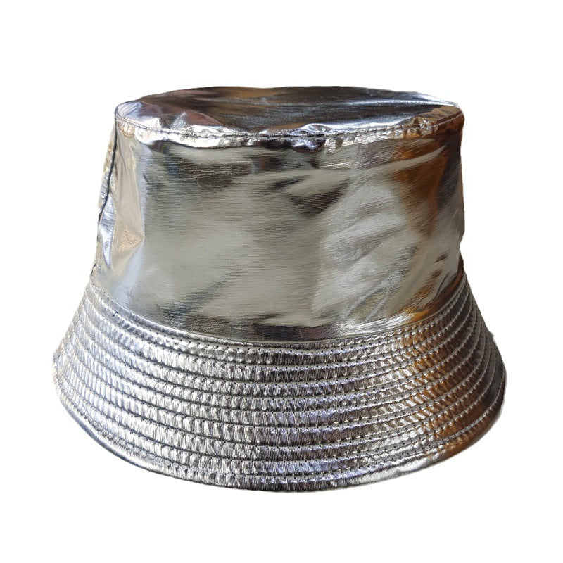 Wholesale  Leather Fisherman Hat Multicolor Trendy Sunscreen Waterproof Basin Hat Bucket Hat