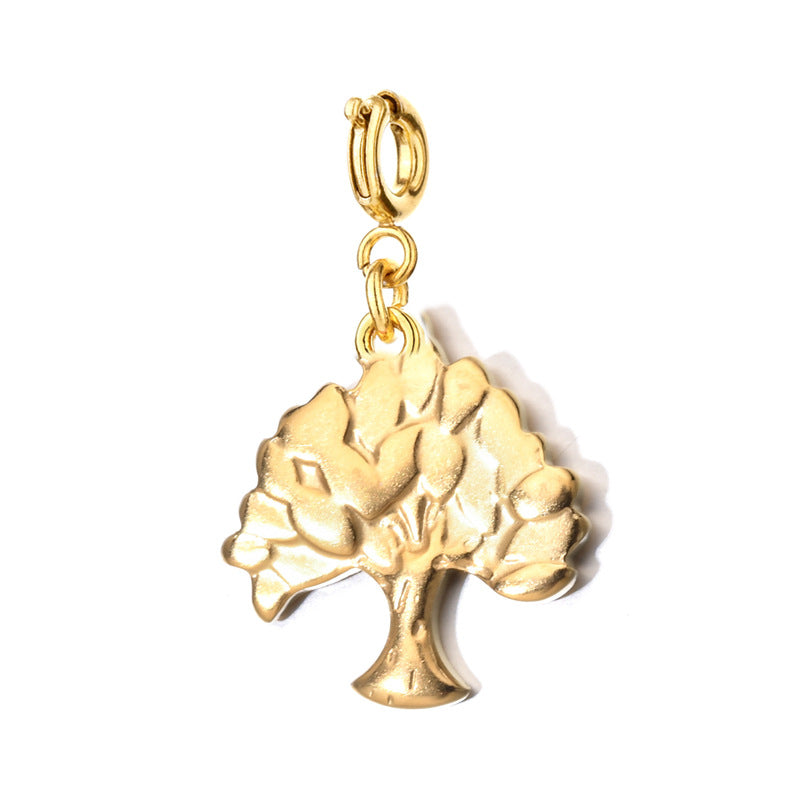 Wholesale Stainless Steel Color-Preserving DIY Heart  Charms