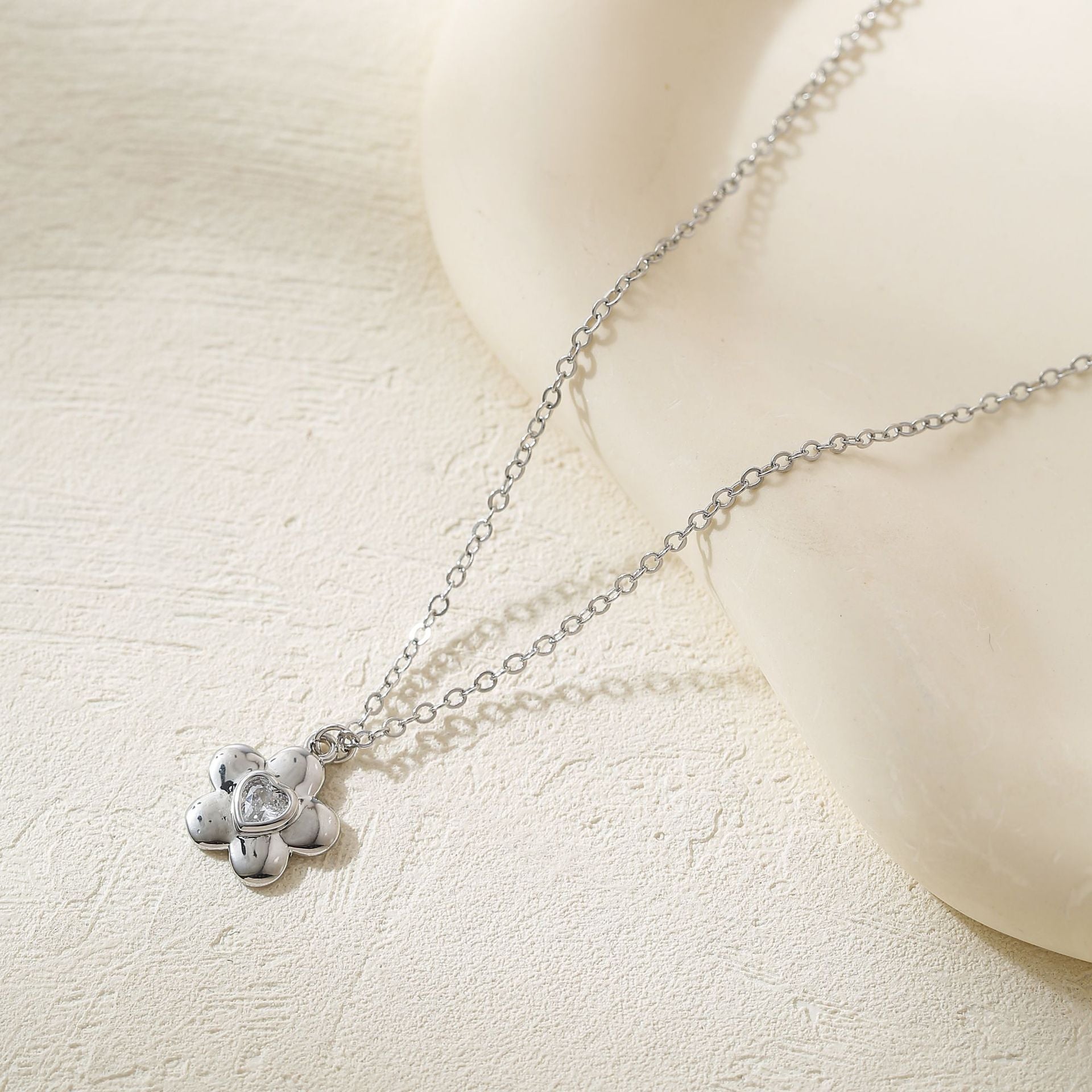 Wholesale Gold and Silver Two-color Necklace